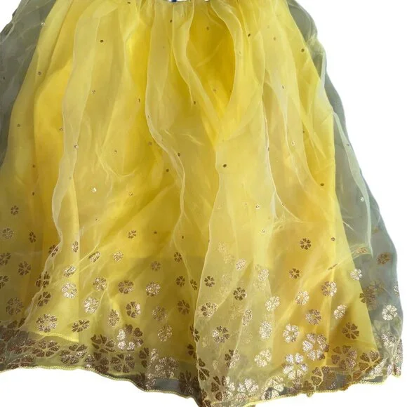 Snow White Inspired Girls Tulle Dress/Costume Size 100/3T Dress Funna - Picture 3 of 5
